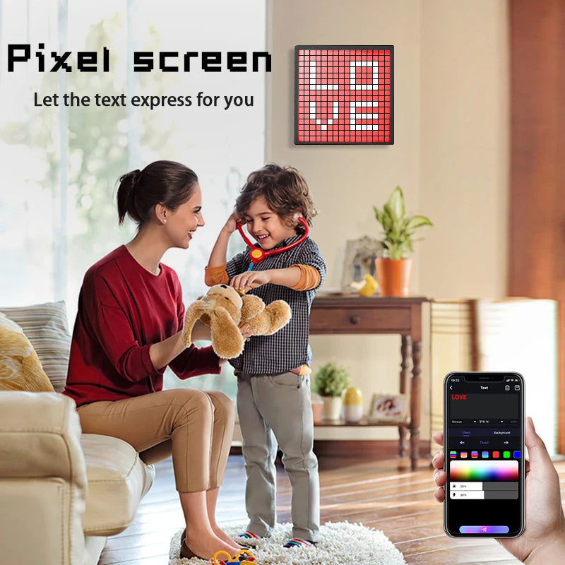 Pantalla LED Pixel Inteligente Controlada por App