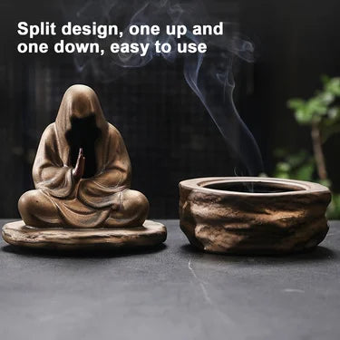 Satori Flame - Zen Ceramic Incense Burner