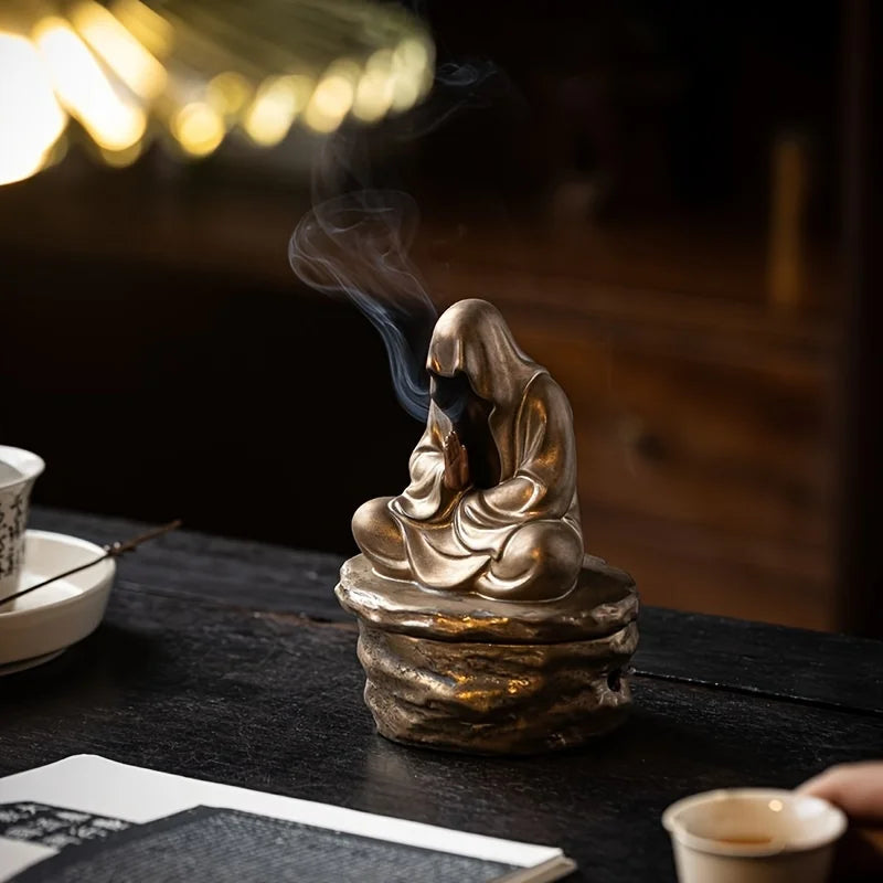 Satori Flame - Zen Ceramic Incense Burner