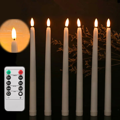 Velas LED sin Llama con Control Remoto y Temporizador