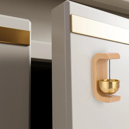 Campanilla Sonido Sereno: Timbre Inalámbrico Minimalista para Puertas