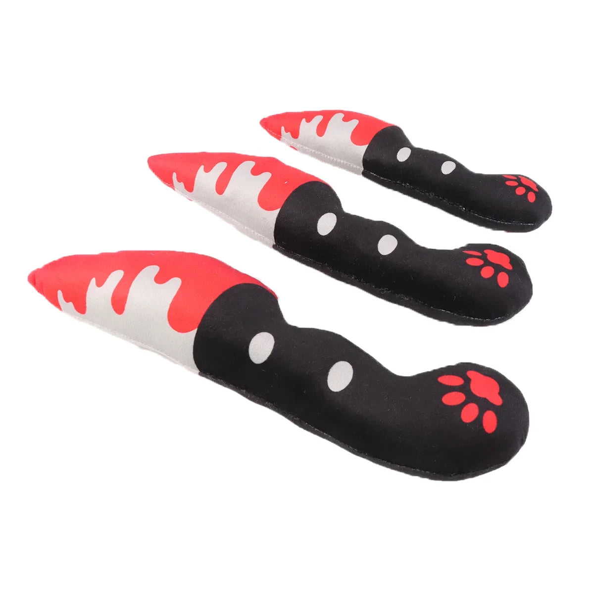 Bloody Knife Shaped Dog Toy