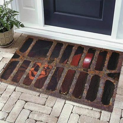 Alfombra de Ilusión 3D de Payaso para Halloween