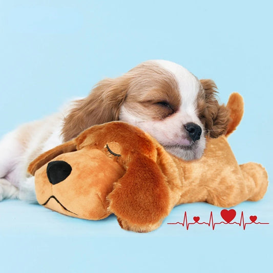 Peluche anti-stress 'Mom's Heart' - Soulagement de l'anxiété pour les animaux de compagnie