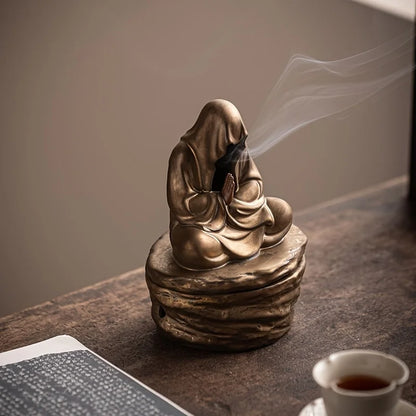 Satori Flame - Zen Ceramic Incense Burner