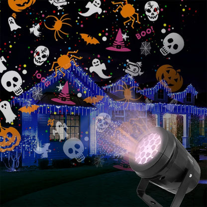 Proyector de Luz USB para Decoración de Halloween y Navidades