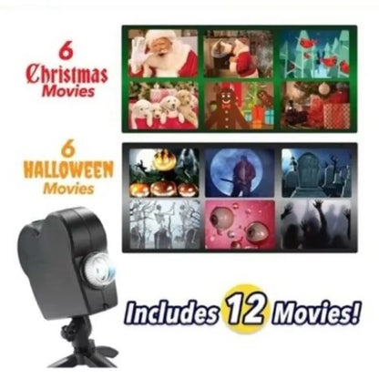 Proyector Holográfico de Halloween y Navidad