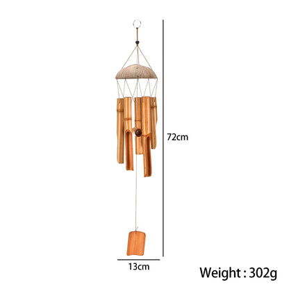 Carrillón de Viento de Bambú: Serenidad y Zen para tu Jardín