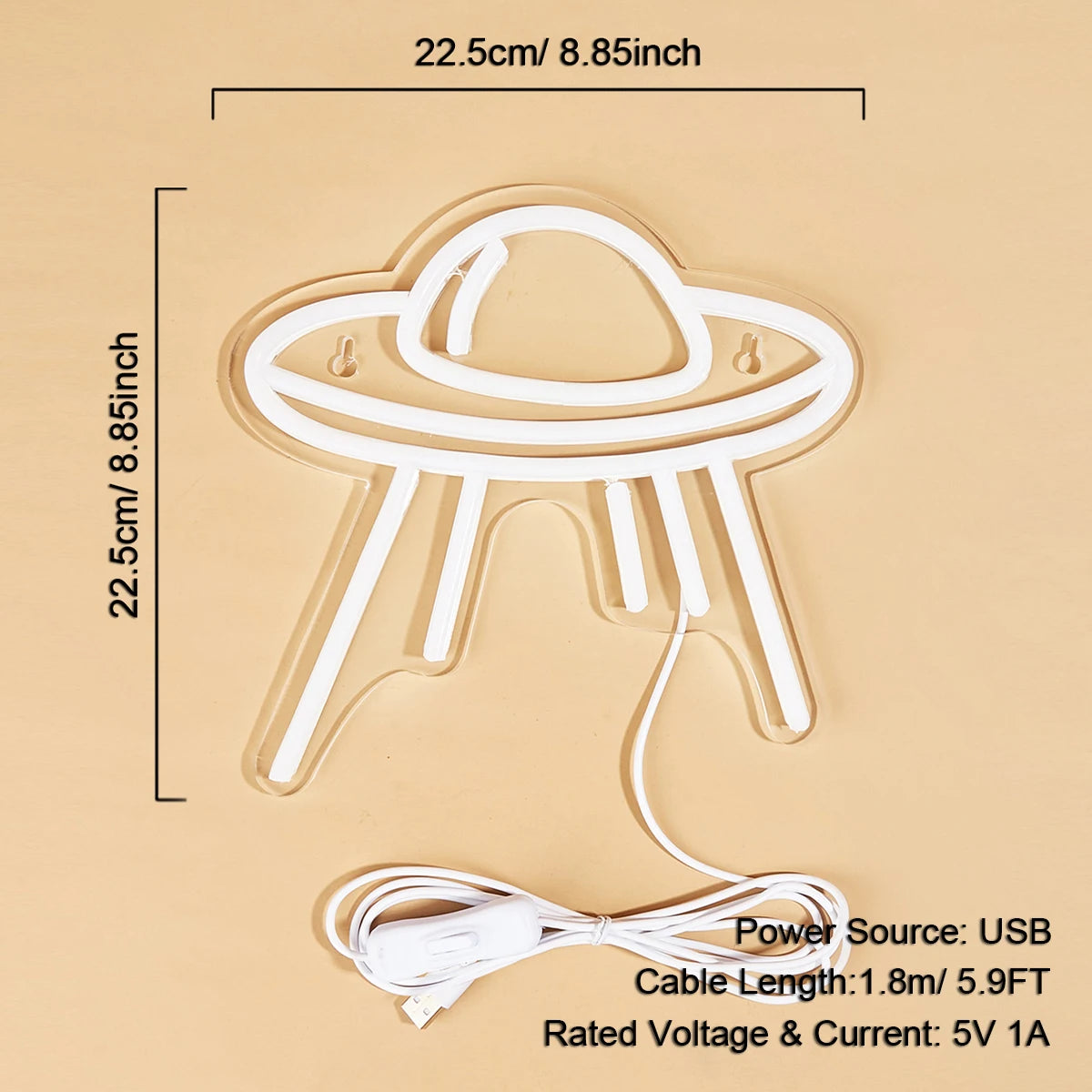 Letrero de Neón UFO